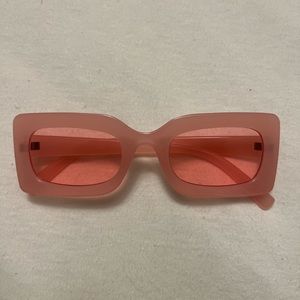 Baby pink glasses